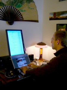 John David Parsons remains hard at work, juggling computer science classes and his job as Elon's Web applications developer.